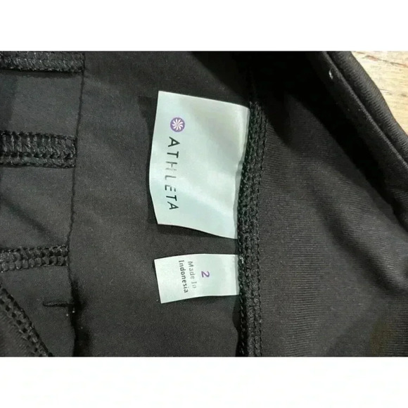 ATHLETA Black BROOKLYN LEGACY Mid Rise Jogger Pants  Size 2 Performance - Picture 5 of 8